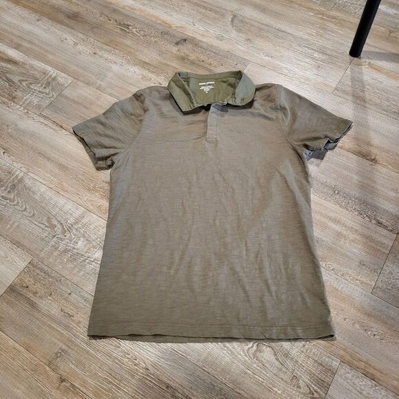 Banana Republic Lightweight Cotton Short Sleeved Polo Mens Size Medium - Picture 2 of 5